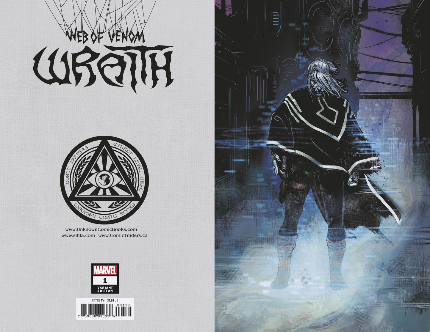 WEB OF VENOM WRAITH #1 UNKNOWN COMICS 2ND PTG VIRGIN VAR (10/07/2020) (10/21/2020) - East Coast Comics