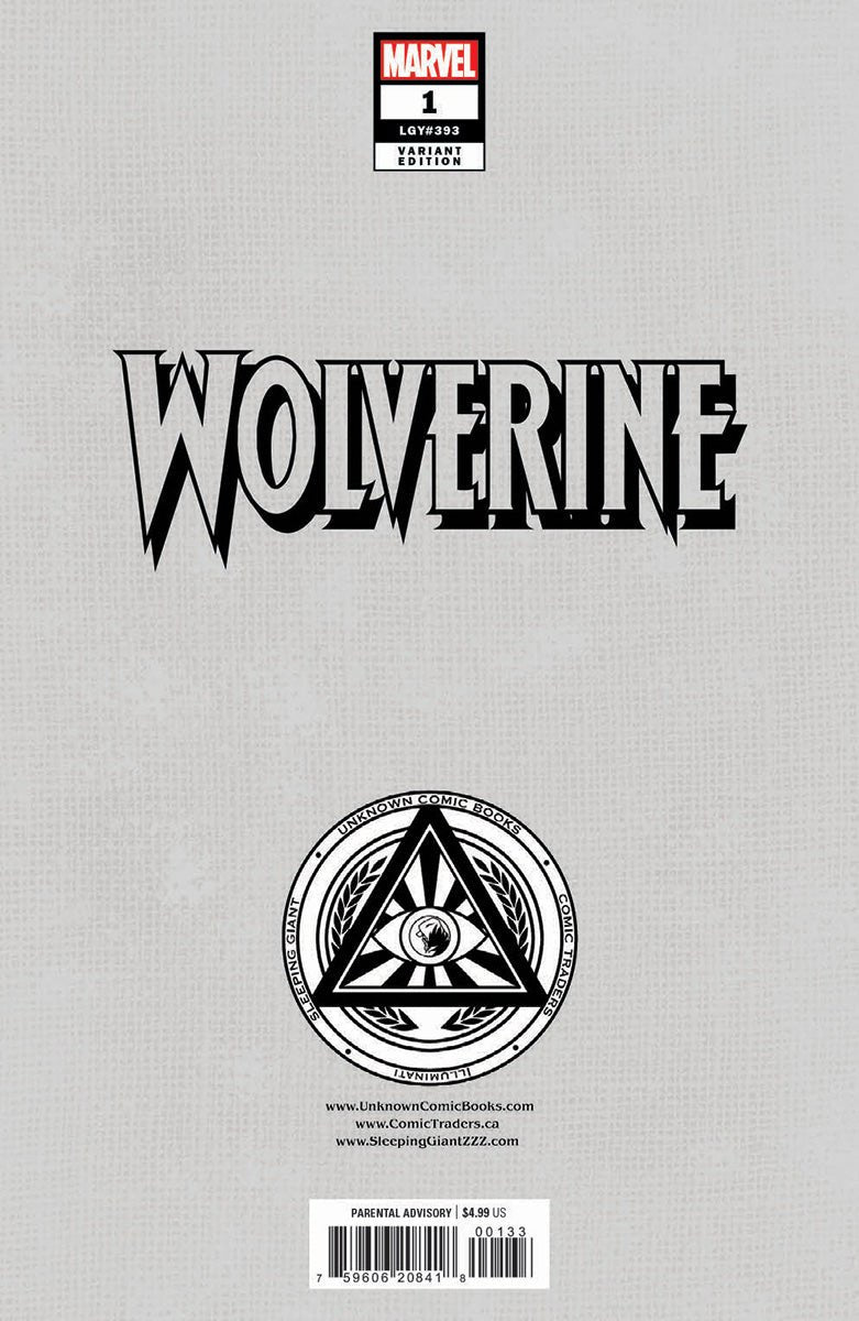 Wolverine 1 Unknown Comics Dell’Otto Exclusive Var (09/11/2024) - East Coast Comics
