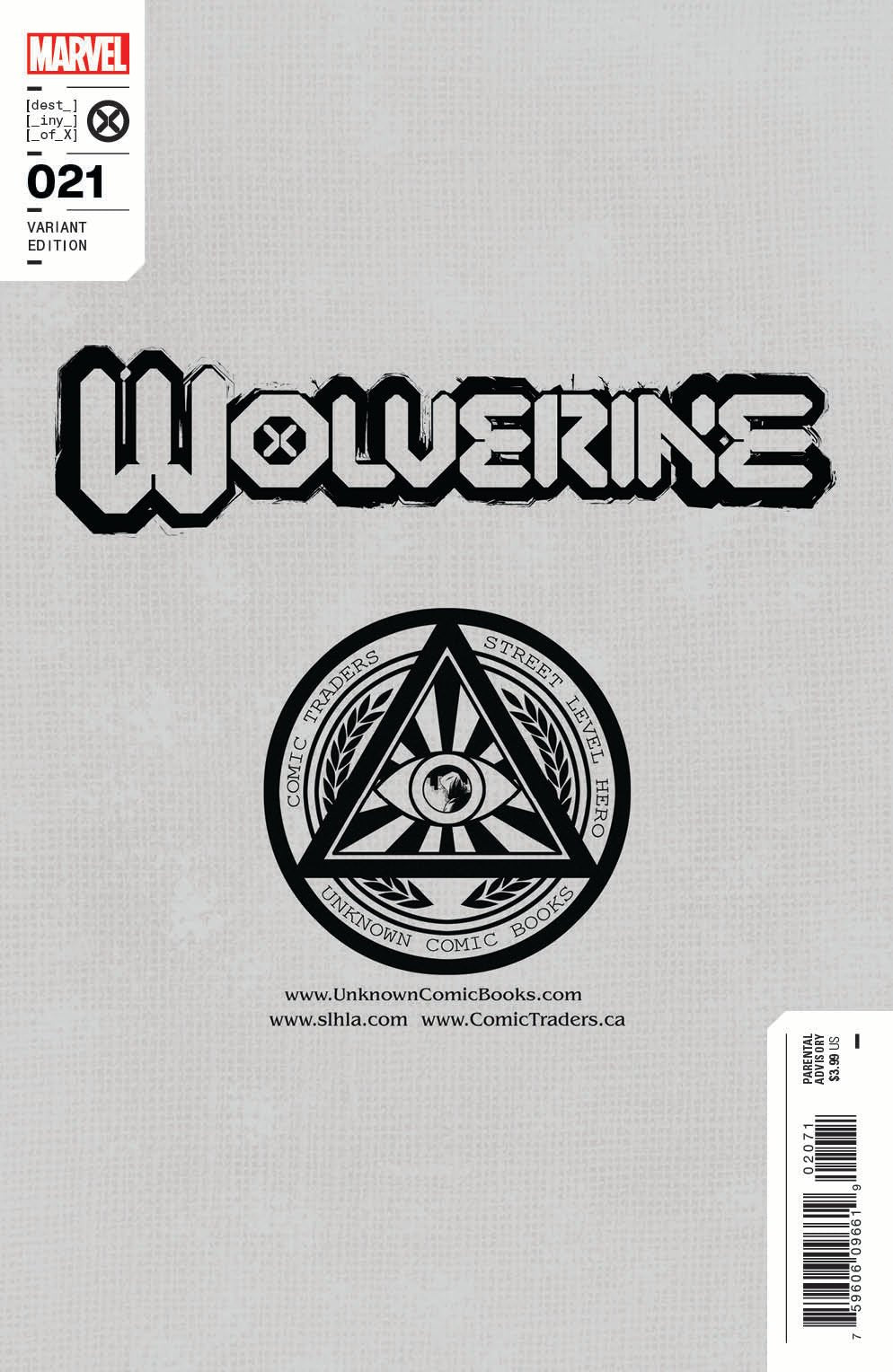 Wolverine 21 Unknown Comics Felipe Massafera Exclusive Var (05/18/2022) - East Coast Comics