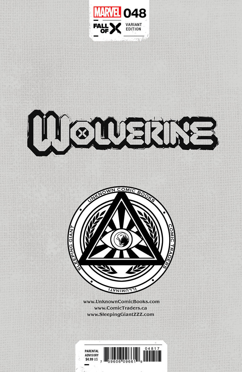 Wolverine #48 Unknown Comics Marco Mastrazzo Exclusive Var (04/24/2024) - East Coast Comics