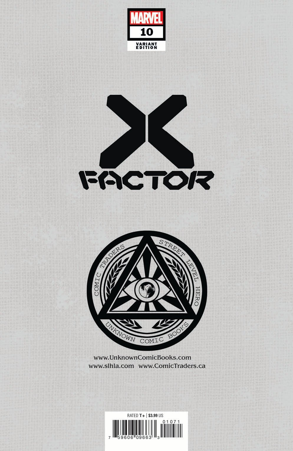 X - Factor #10 Unknown Comics Creees Exclusive Spoiler Virgin Var Gala (06/30/2021) - East Coast Comics