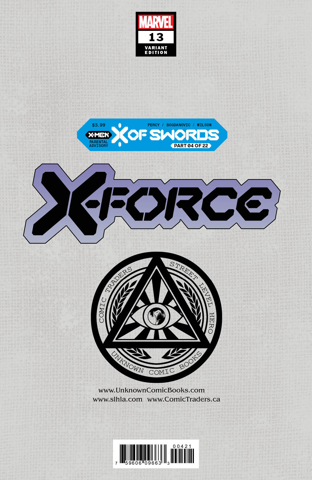X - Force #13 Unknown Comics Marco Mastrazzo Exclusive Var Xos (10/07/2020) - East Coast Comics