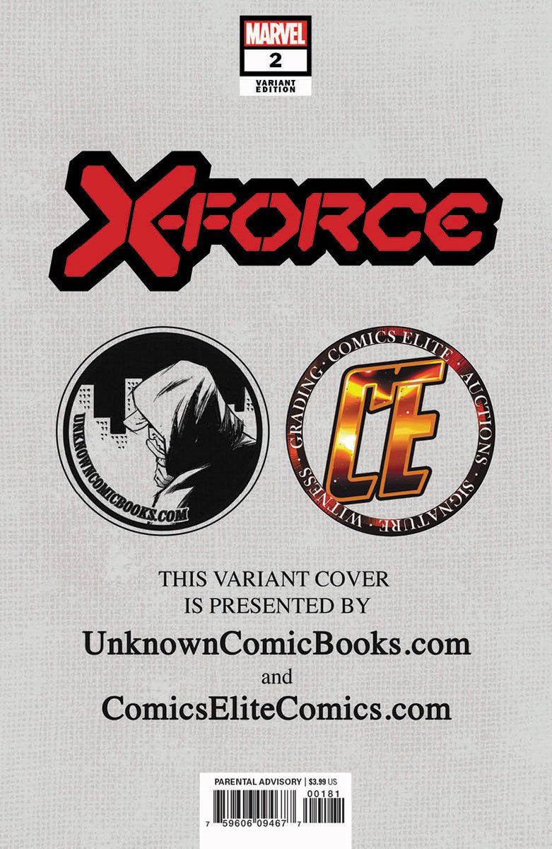 X - FORCE 2 SKAN EXCLUSIVES VAR DX (11/27/2019) - East Coast Comics