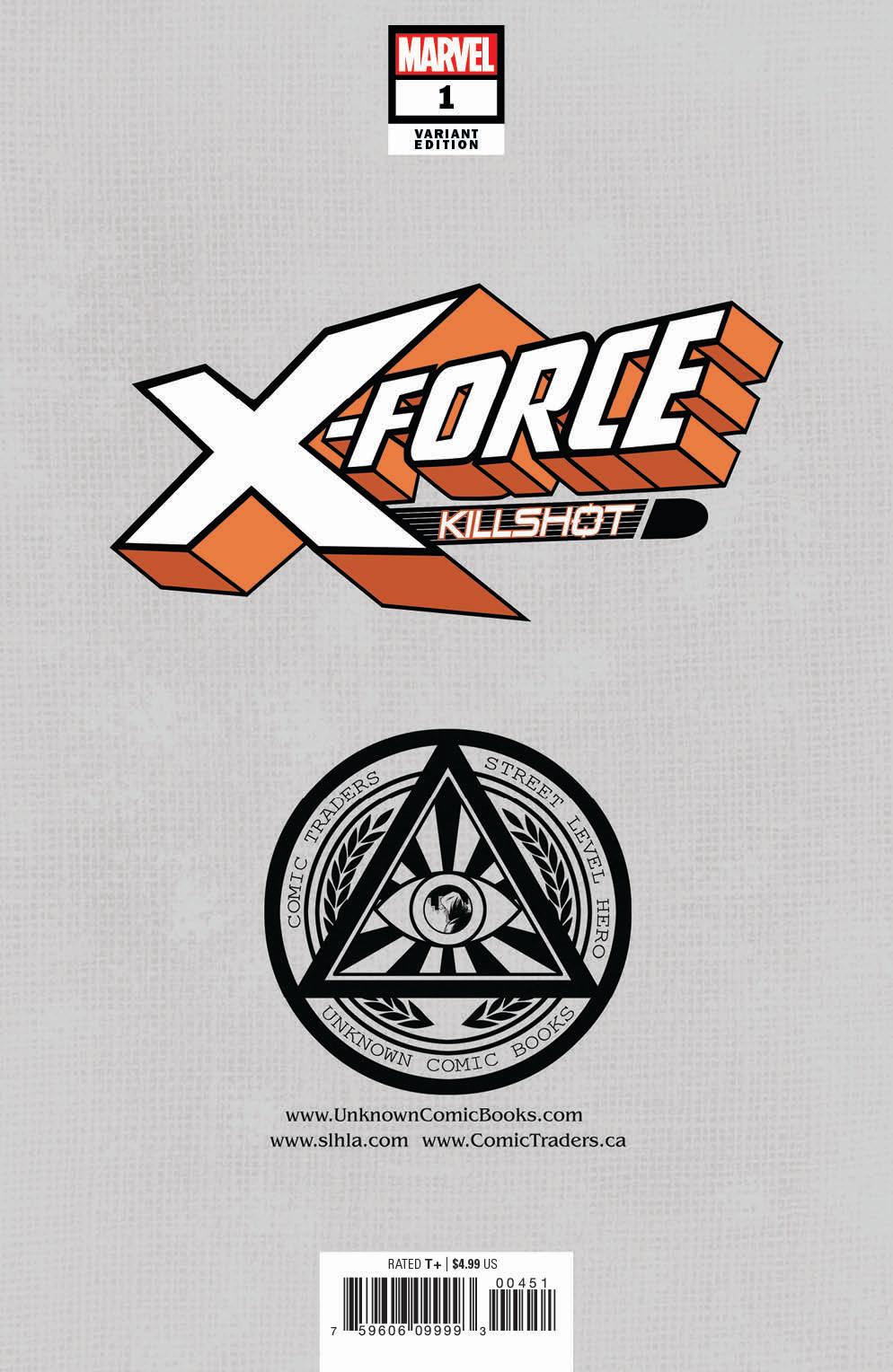 X - Force Killshot Anniversary Special #1 Unknown Comics Jay Anacleto Exclusive Var (11/24/2021) - East Coast Comics