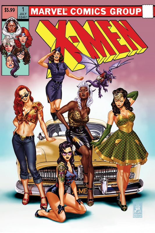 X - MEN 1 MARK BROOKS CVR B SDCC 2024 EXCLUSIVE VAR (07/24/2024) - East Coast Comics
