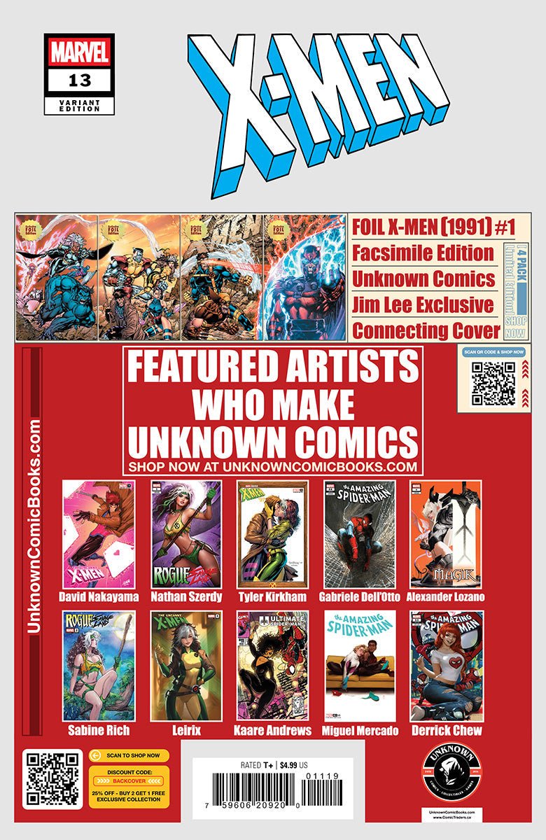 X - Men 13 Unknown Comic Miguel Mercado Exclusive Var (03/12/2025) - East Coast Comics