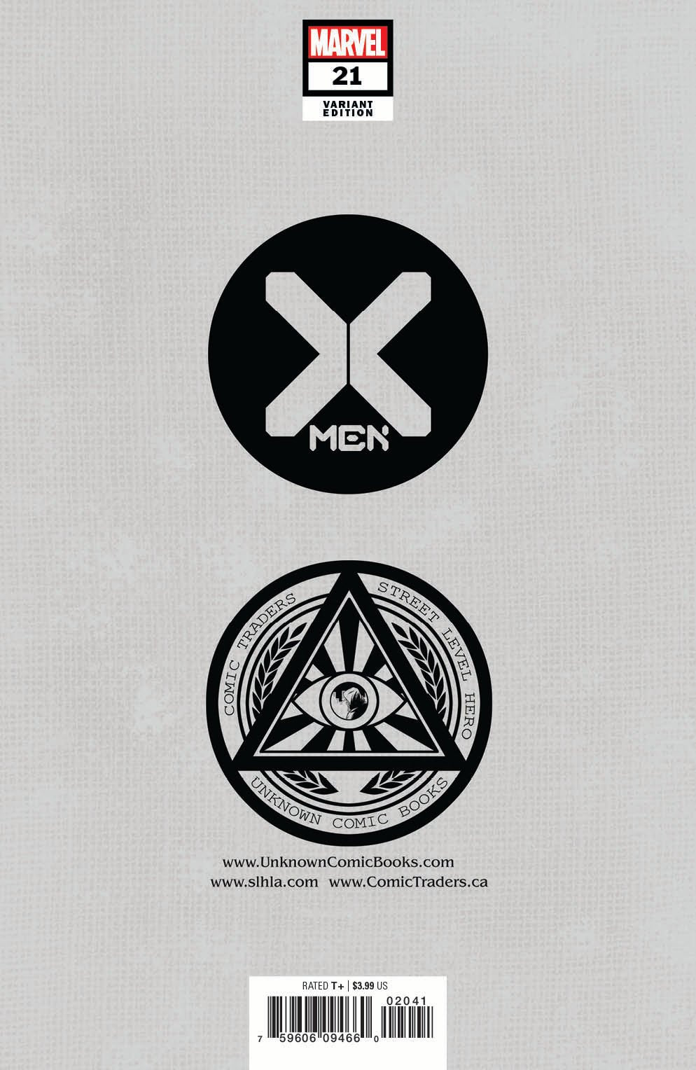 X - Men 21 Unknown Comics David Nakayama Exclusive Virgin Var Gala (06/09/2021) - East Coast Comics
