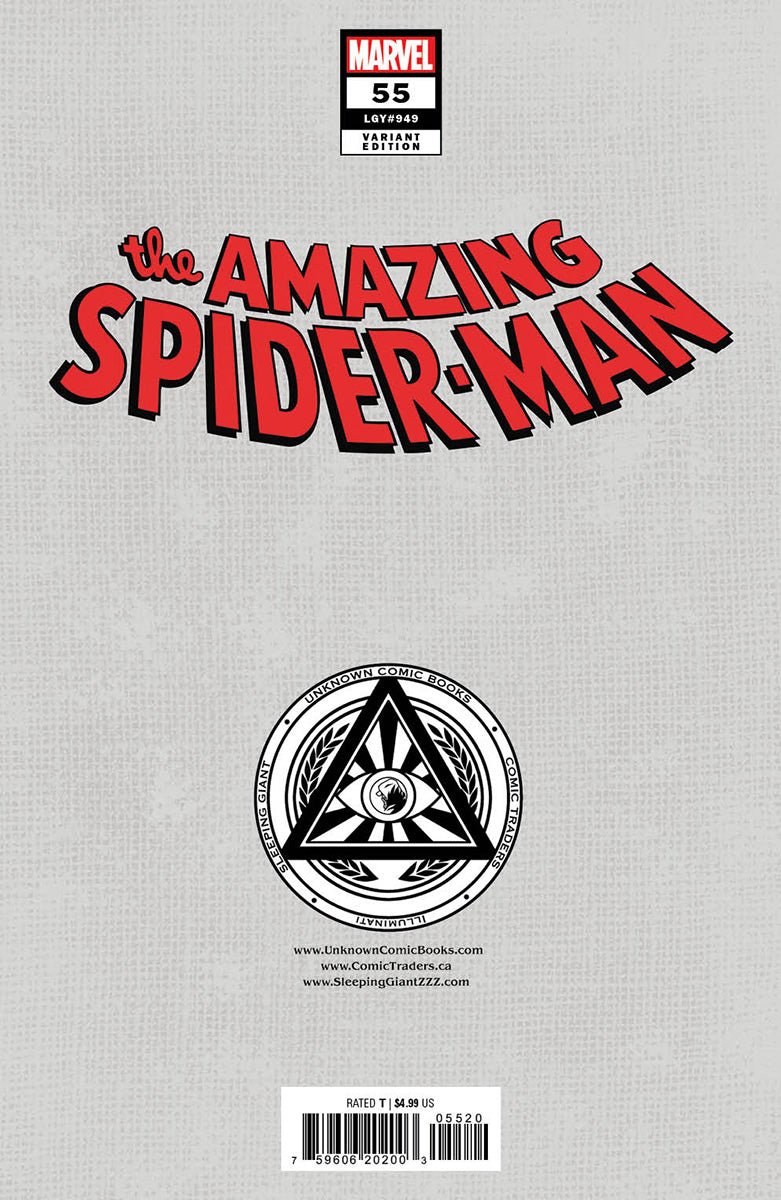 [2 Pack] Amazing Spider - Man 55 Unknown Comics Ejikure Exclusive Var (08/14/2024) - East Coast Comics
