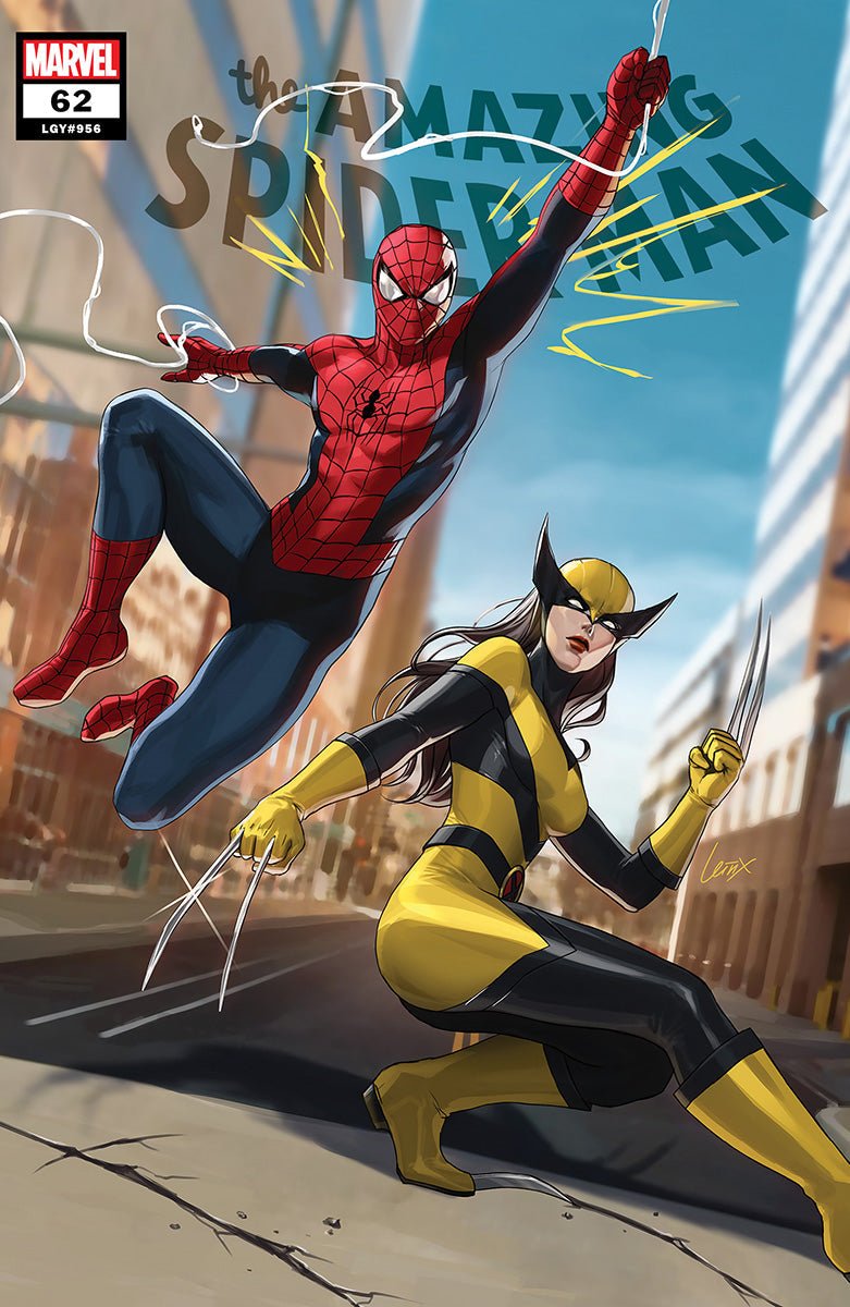 [2 PACK] AMAZING SPIDER - MAN 62 UNKNOWN COMICS LEIRIX EXCLUSIVE VAR (11/27/2024) - East Coast Comics