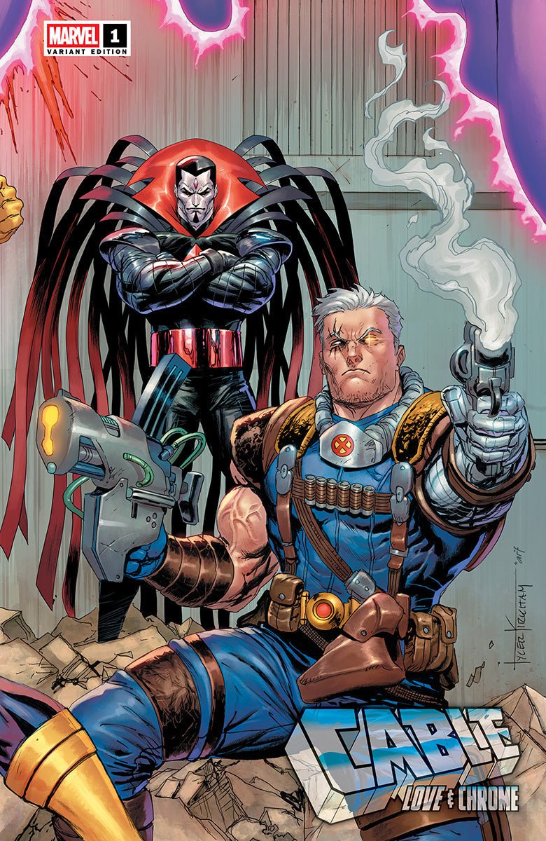 [2 PACK] Cable: Love & Chrome 1 Unknown Comics Tyler Kirkham Connecting Cover Exclusive Var (01/01/2025) - East Coast Comics