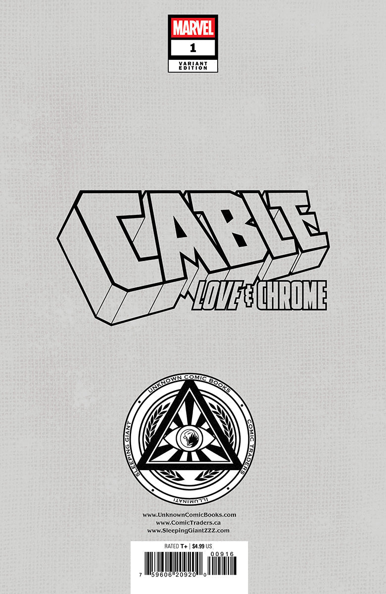 [2 PACK] Cable: Love & Chrome 1 Unknown Comics Tyler Kirkham Connecting Cover Exclusive Var (01/01/2025) - East Coast Comics