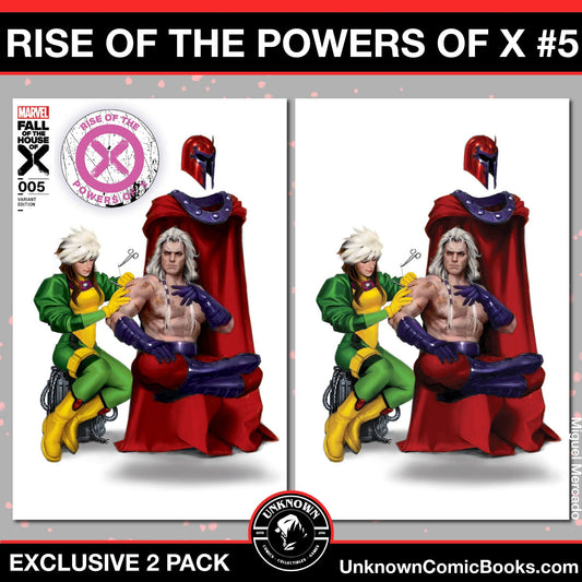 [2 Pack] Rise Of The Powers Of X 5 Unknown Comics Miguel Mercado Exclusive Var [Fhx] (05/29/2024) - East Coast Comics