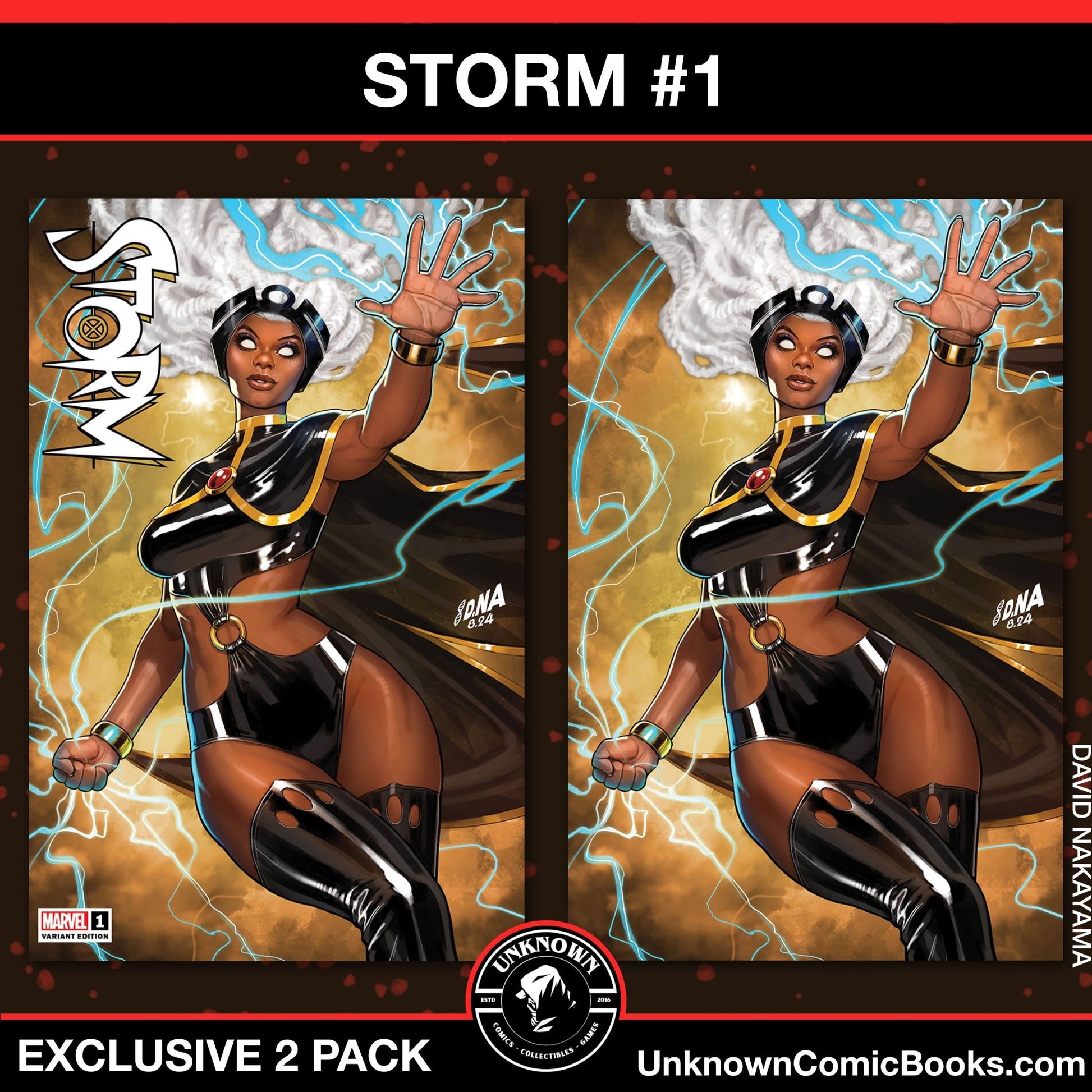 [2 PACK] STORM 1 UNKNOWN COMICS EXCLUSIVE DAVID NAKAYAMA VAR (10/02/2024) - East Coast Comics