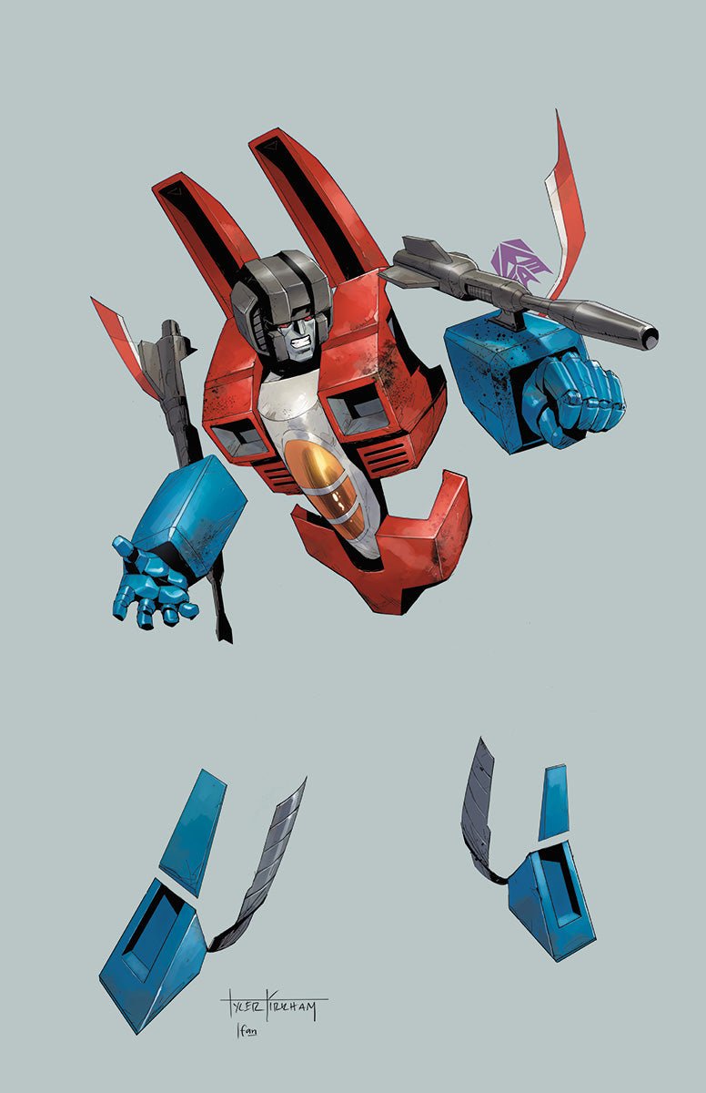 [2 PACK] Transformers 18 | Transformers 18 Negative Space Var Unknown Comics Exclusive Tyler Kirkham Var (02/19/2025) - East Coast Comics