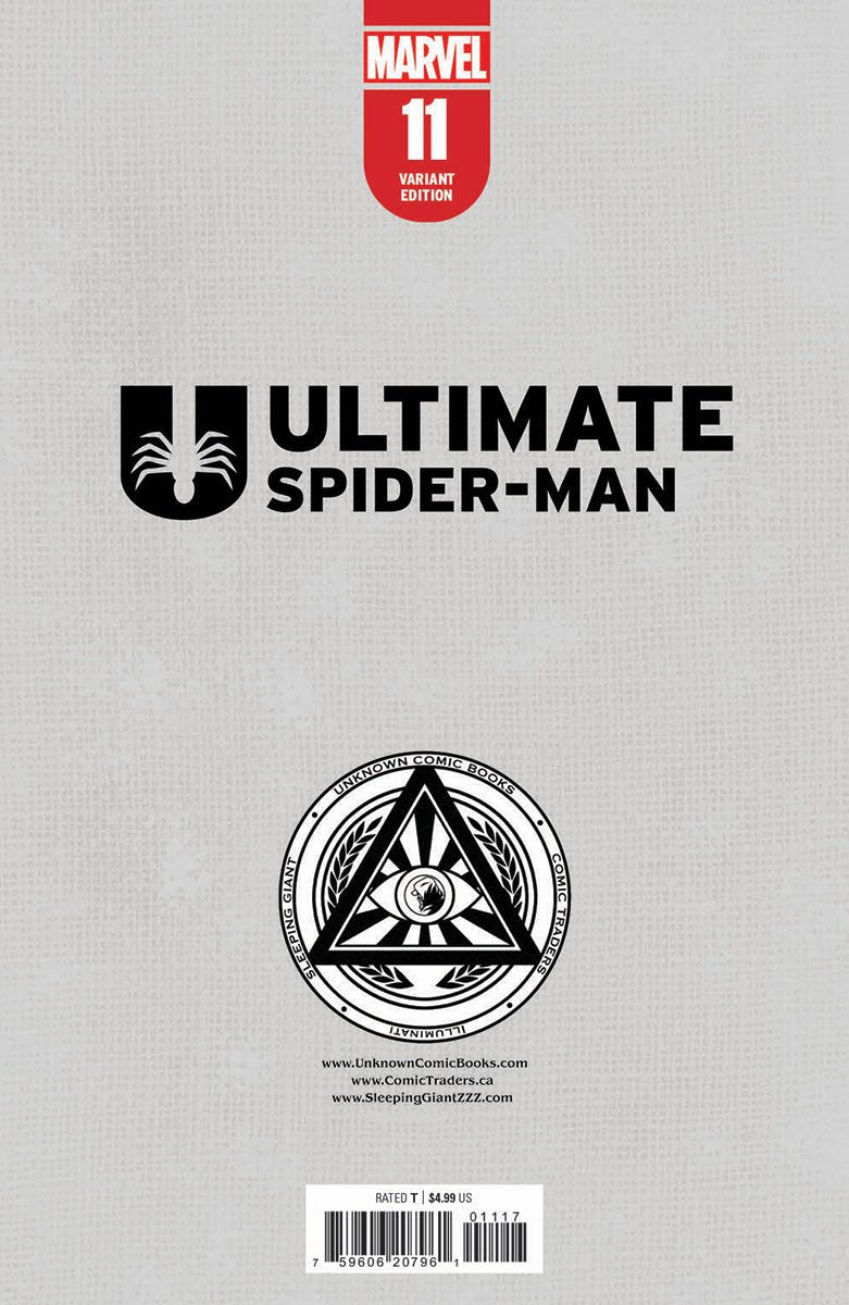 [2 PACK] ULTIMATE SPIDER - MAN 11 UNKNOWN COMICS KAARE ANDREWS EXCLUSIVE VAR (11/20/2024) - East Coast Comics