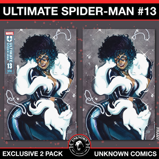 [2 PACK] Ultimate Spider - Man 13 Unknown Comics Frany Exclusive Var (01/22/2025) - East Coast Comics