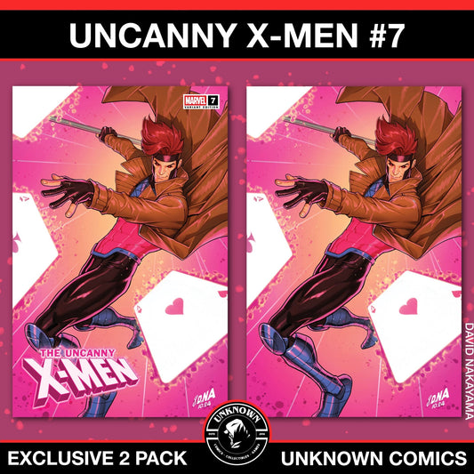 [2 Pack] Uncanny X - Men 7 Unknown Comics David Nakayama Exclusive Var (12/11/2024) - East Coast Comics
