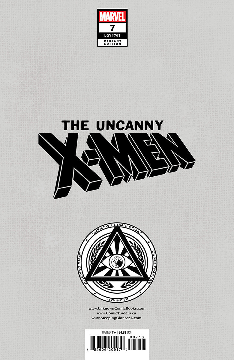 [2 Pack] Uncanny X - Men 7 Unknown Comics David Nakayama Exclusive Var (12/11/2024) - East Coast Comics