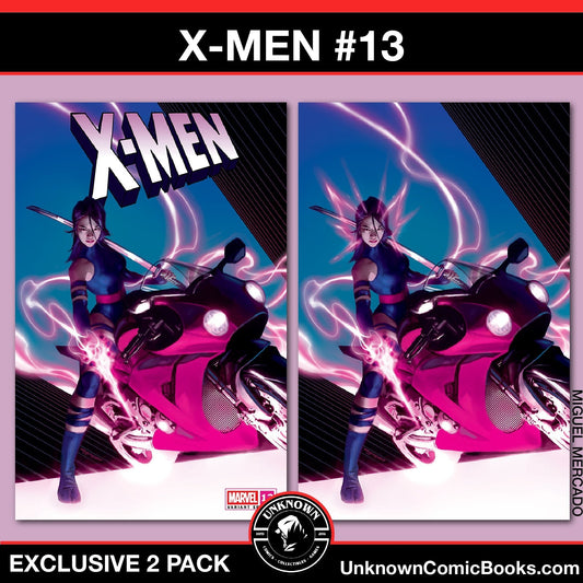 [2 PACK] X - Men 13 Unknown Comic Miguel Mercado Exclusive Var (03/12/2025) - East Coast Comics