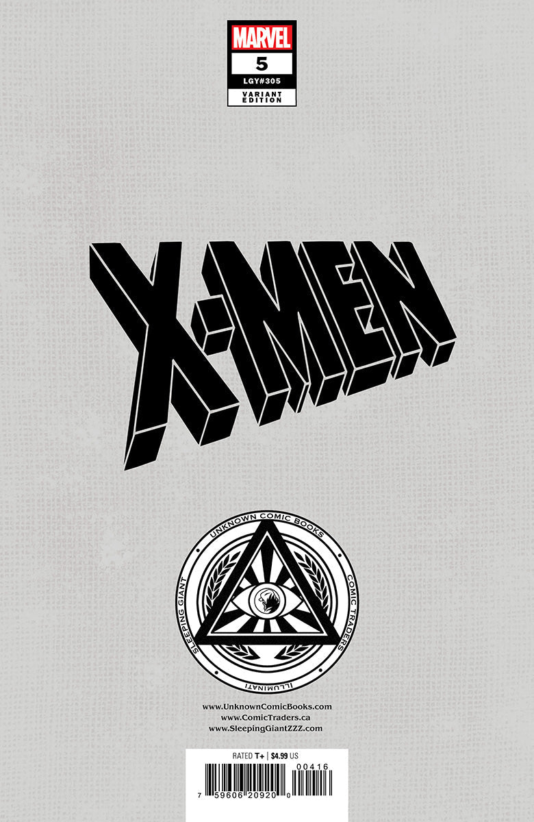 [2 PACK] X - MEN 5 UNKNOWN COMICS KENDRICK LIM EXCLUSIVE VAR (10/02/2024) - East Coast Comics