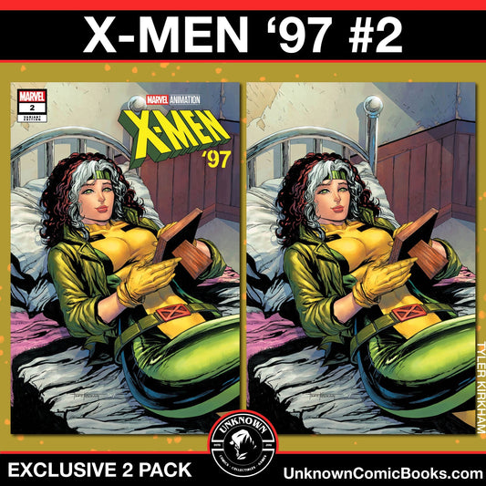 [2 Pack] X - Men '97 2 Unknown Comics Tyler Kirkham Exclusive Var (04/10/2024) - East Coast Comics