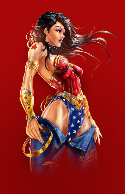 2023 Amazon Princess Red Metal Cosplay Variant Comic - East Coast Comics
