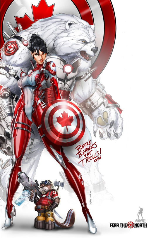 2023 Captain Canada Sketch Variant - East Coast Comics