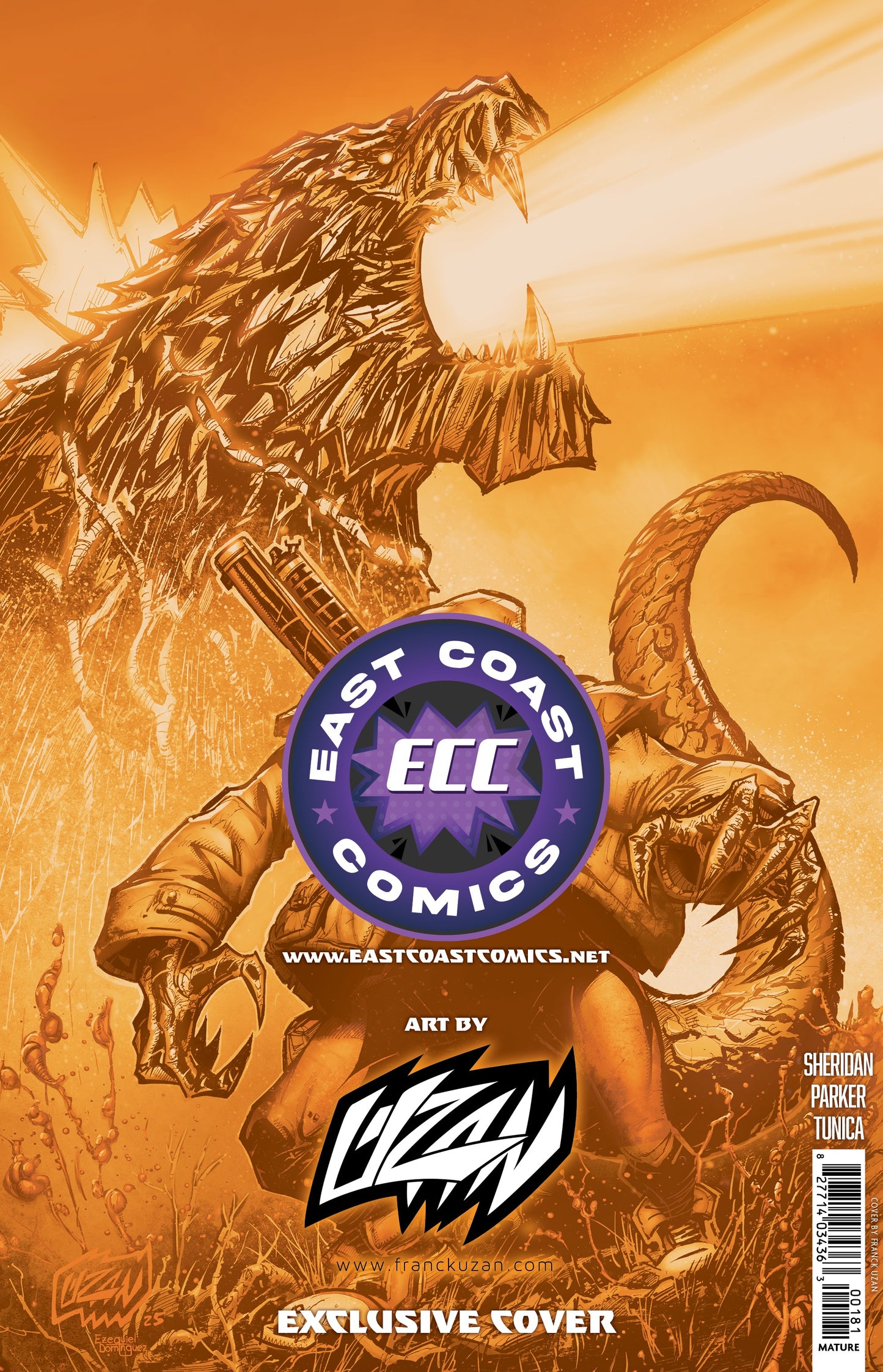Godzilla: Escape The Deadzone #1 - ECC Exclusive Franck Uzan Variant