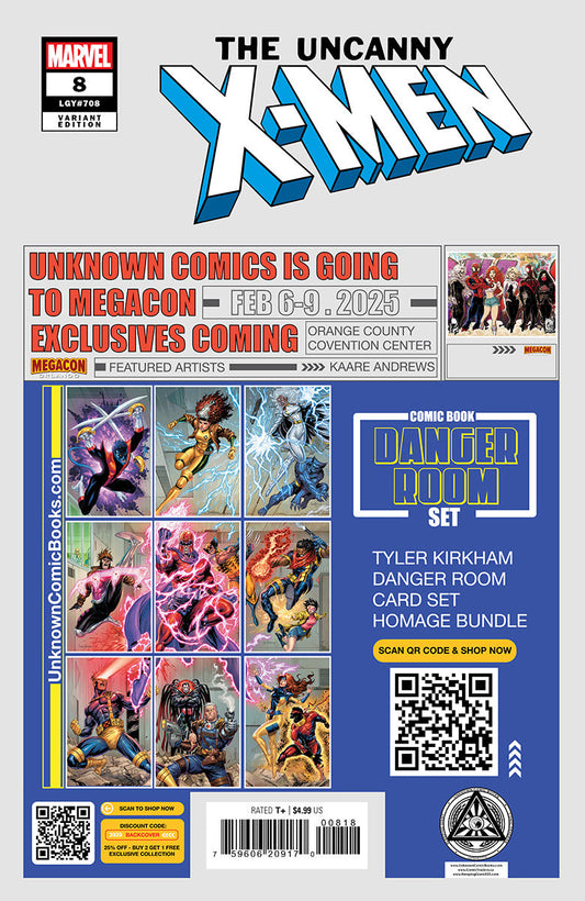 Uncanny X-Men #8 Unknown Comics Leirix Exclusive Var (01/08/2025) - East Coast Comics