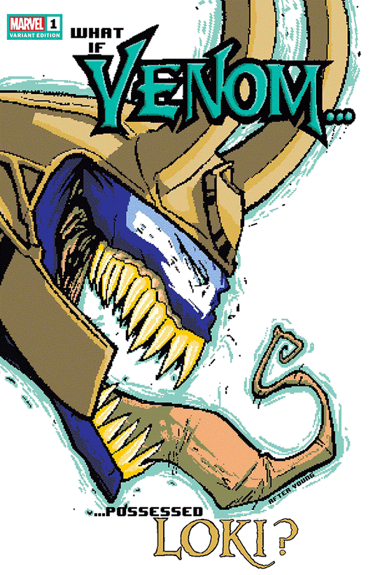 WHAT IF VENOM #1 - 5 Matthew Waite Skottie Young Homage Trade Variant Set - East Coast Comics