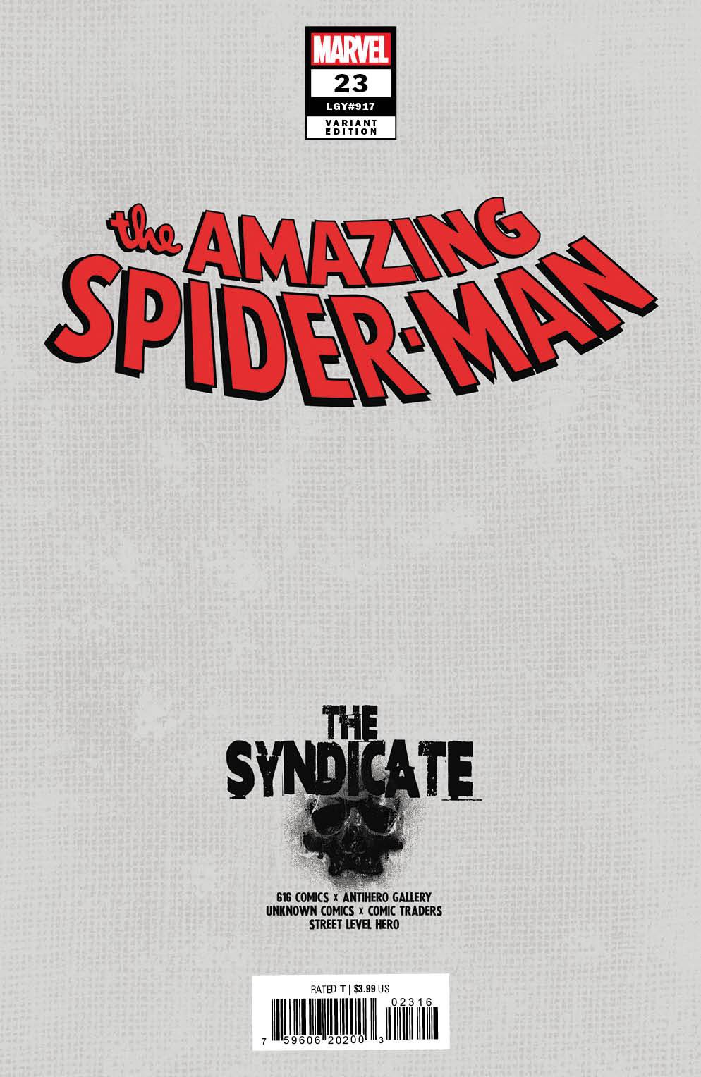Amazing Spider - Man 23 Tiago Da Silva (616) Exclusive Var (04/19/2023) - East Coast Comics