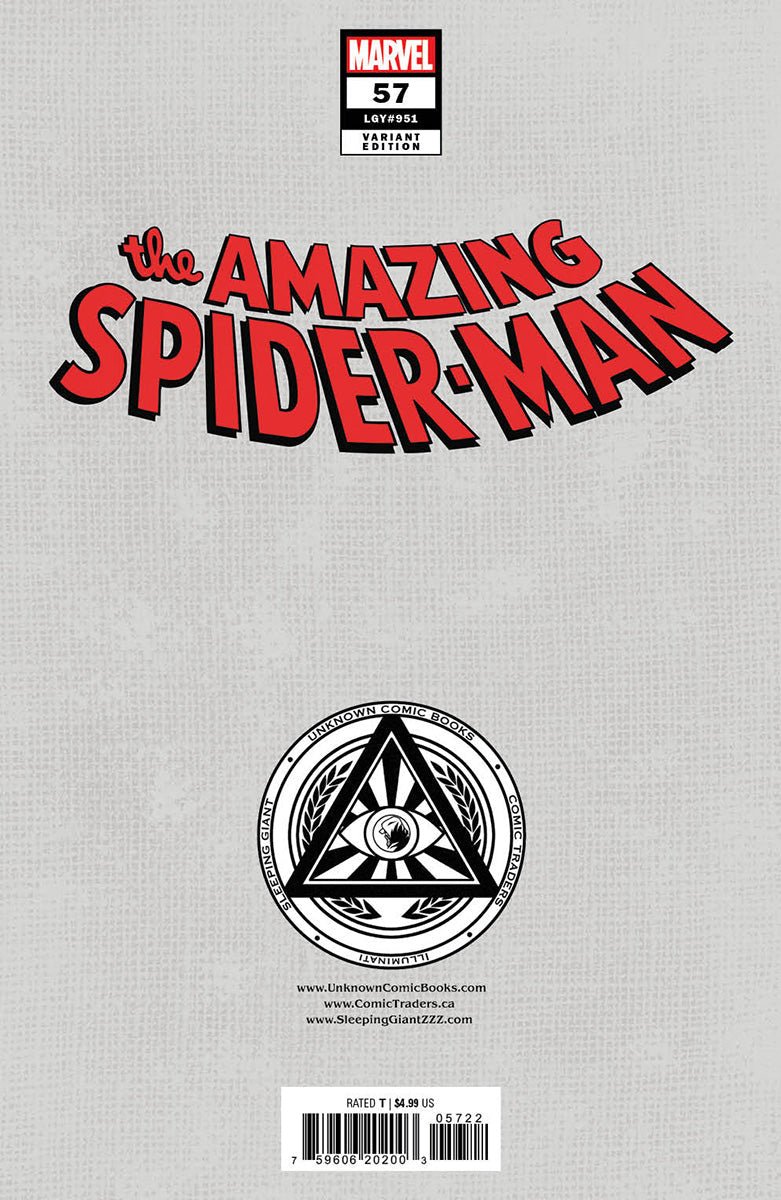 Amazing Spider - Man 57 Unknown Comics Sabine Rich Exclusive Var (09/11/2024) - East Coast Comics
