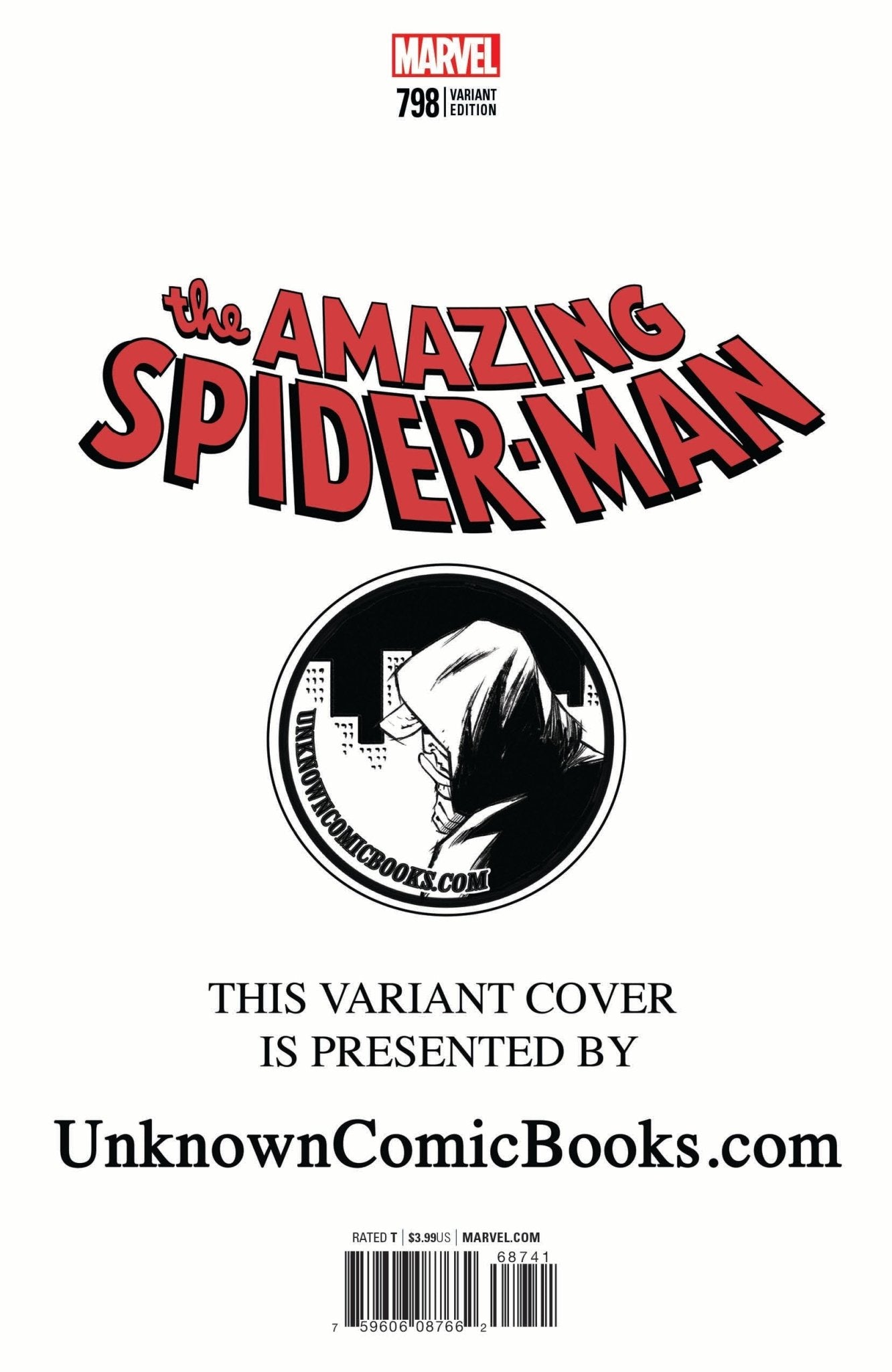 Amazing Spider - Man 798 Unknown Comic Books Virgin Exclusive Dodson Venom 30Th Var Leg 4/4/2018 - East Coast Comics