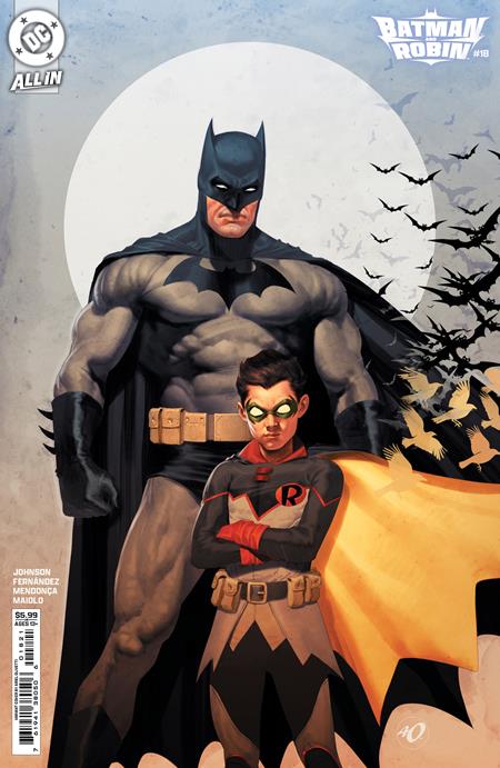 Batman and Robin 18 Ariel Olivetti Variant - East Coast Comics