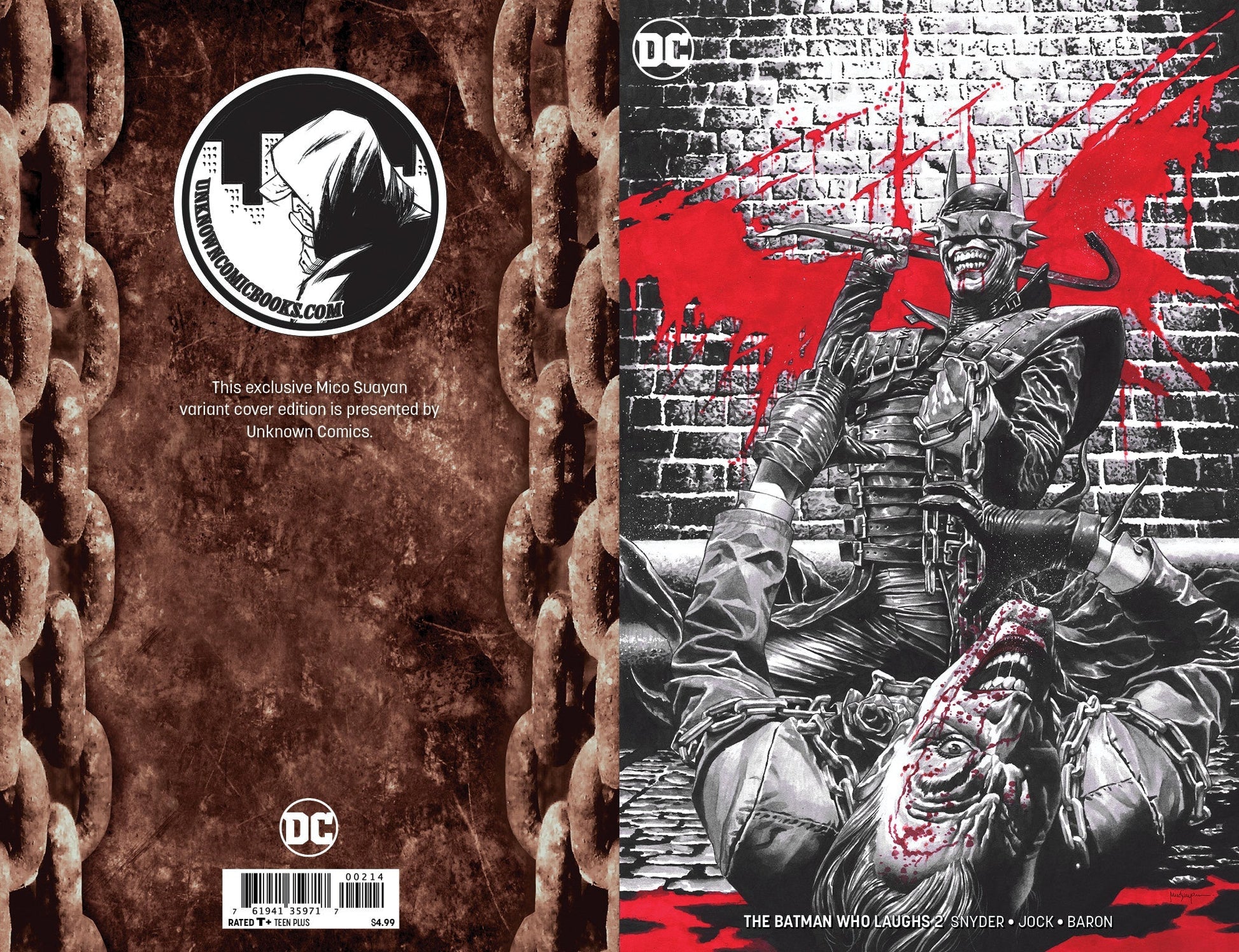 Batman Who Laughs 2 (Of 6) Unknown Comic Books Suayan Exclusive Remark Edition 1/16/2019 - East Coast Comics