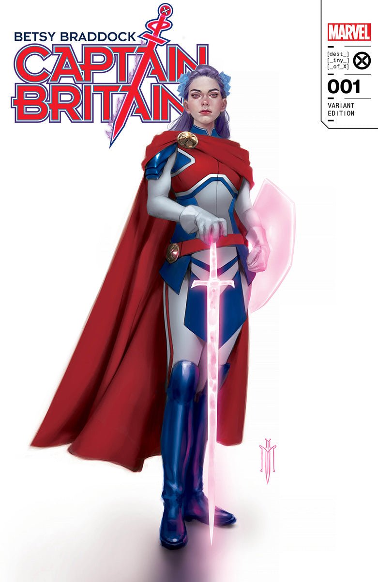 Betsy Braddock: Captain Britain #1 Unknown Comics Miguel Mercado Exclusive Vogue Var (02/22/2023) - East Coast Comics