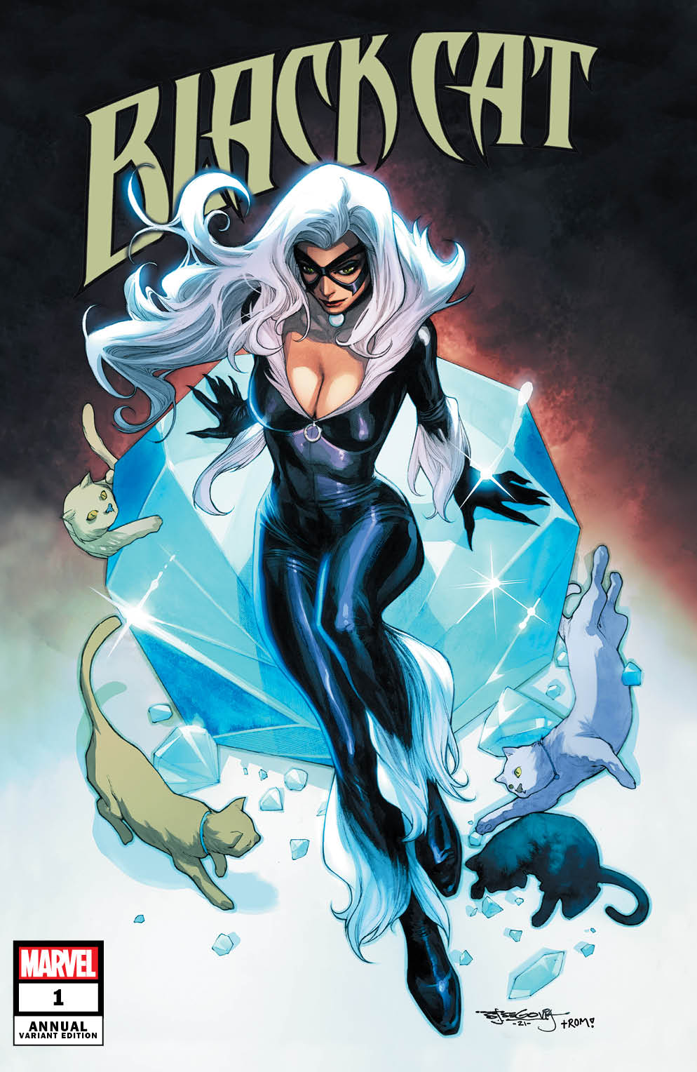 Black Cat Annual 1 Unknown Comics Stephen Segovia Exclusive Var Infd (06/30/2021) - East Coast Comics