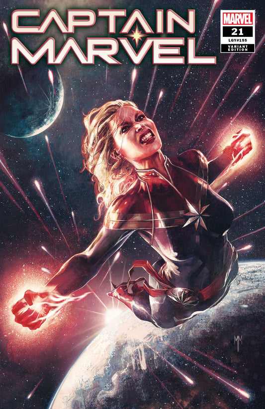 CAPTAIN MARVEL 21 UNKNOWN COMICS MARCO MASTRAZZO EXCLUSIVE VAR (09/09/2020) - East Coast Comics