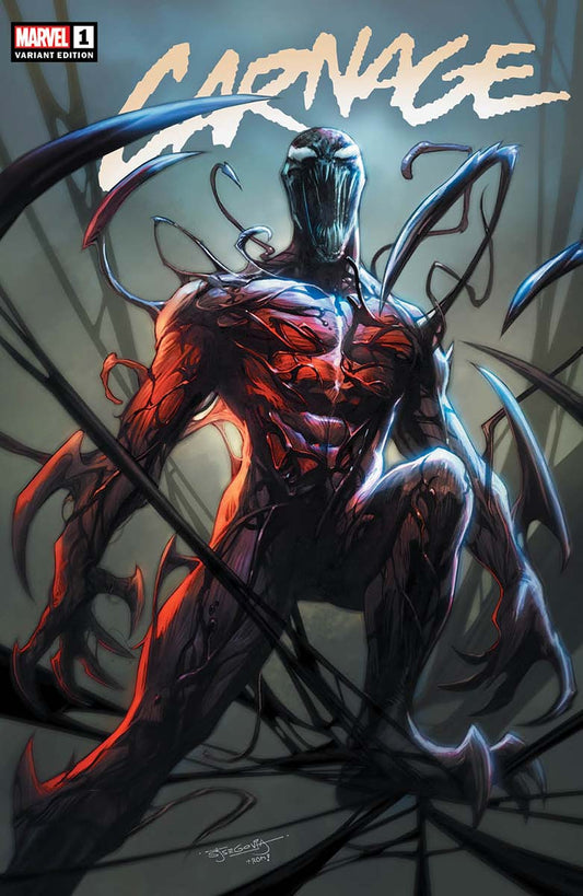 Carnage 1 Unknown Comics Stephen Segovia Exclusive Var (03/16/2022) - East Coast Comics