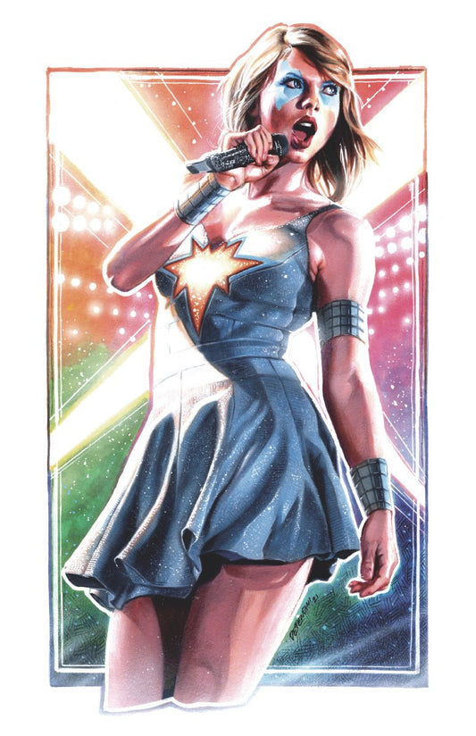 [CHROME] FEMALE FORCE TAYLOR SWIFT UNKNOWN COMICS STEVEN DEFENDINI EXCLUSIVE VIRGIN VAR (03/27/2024) - East Coast Comics