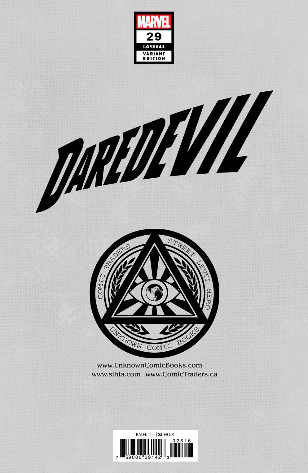 DAREDEVIL 29 UNKNOWN COMICS DAVID NAKAYAMA EXCLUSIVE COLOR BLEED VAR (04/14/2021) - East Coast Comics