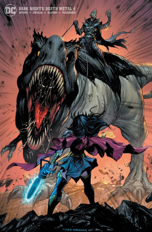 Dark Nights Death Metal 4 (Of 7) Unknown Comics Tyler Kirkham Exclusive Minimal Var (10/14/2020) - East Coast Comics