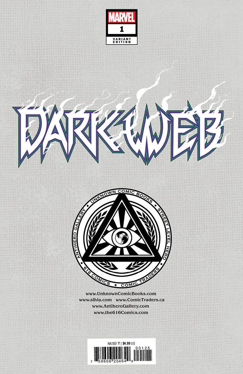 Dark Web 1 [Dwb] Unknown Comics Skan Exclusive Var (12/07/2022) - East Coast Comics
