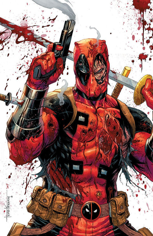 Deadpool / Wolverine 1 Unknown Comics Tyler Kirkham Exclusive Virgin PREMIUM BATTLE DAMAGED Var (01/01/2025) - East Coast Comics