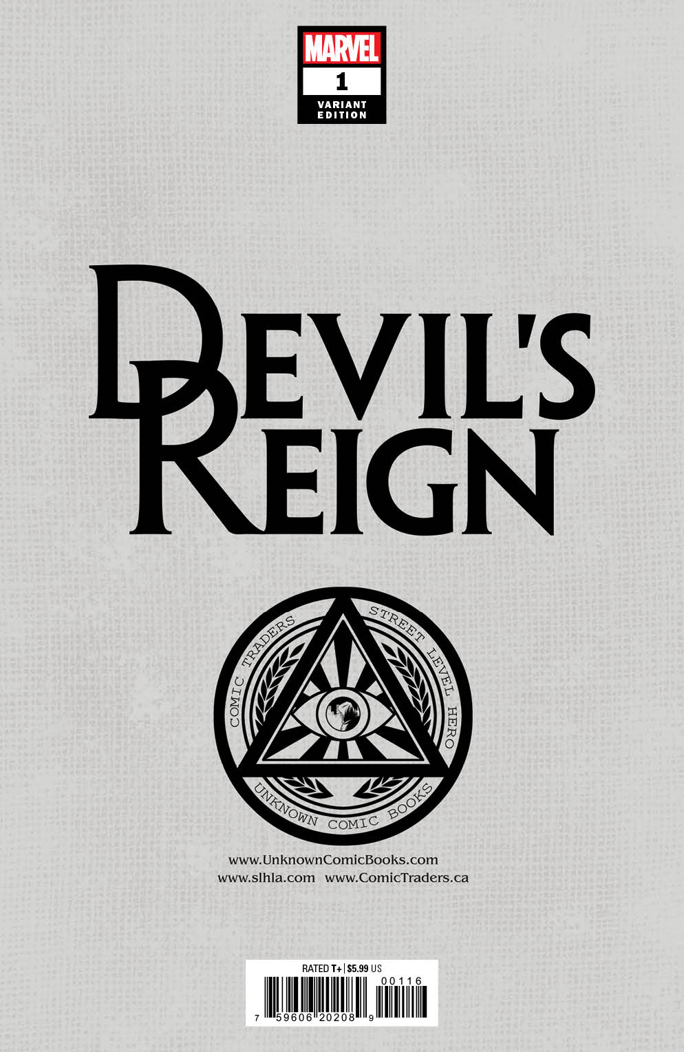 Devils Reign 1 (Of 6) Unknown Comics Marco Turini Exclusive Var (12/08/2021) - East Coast Comics