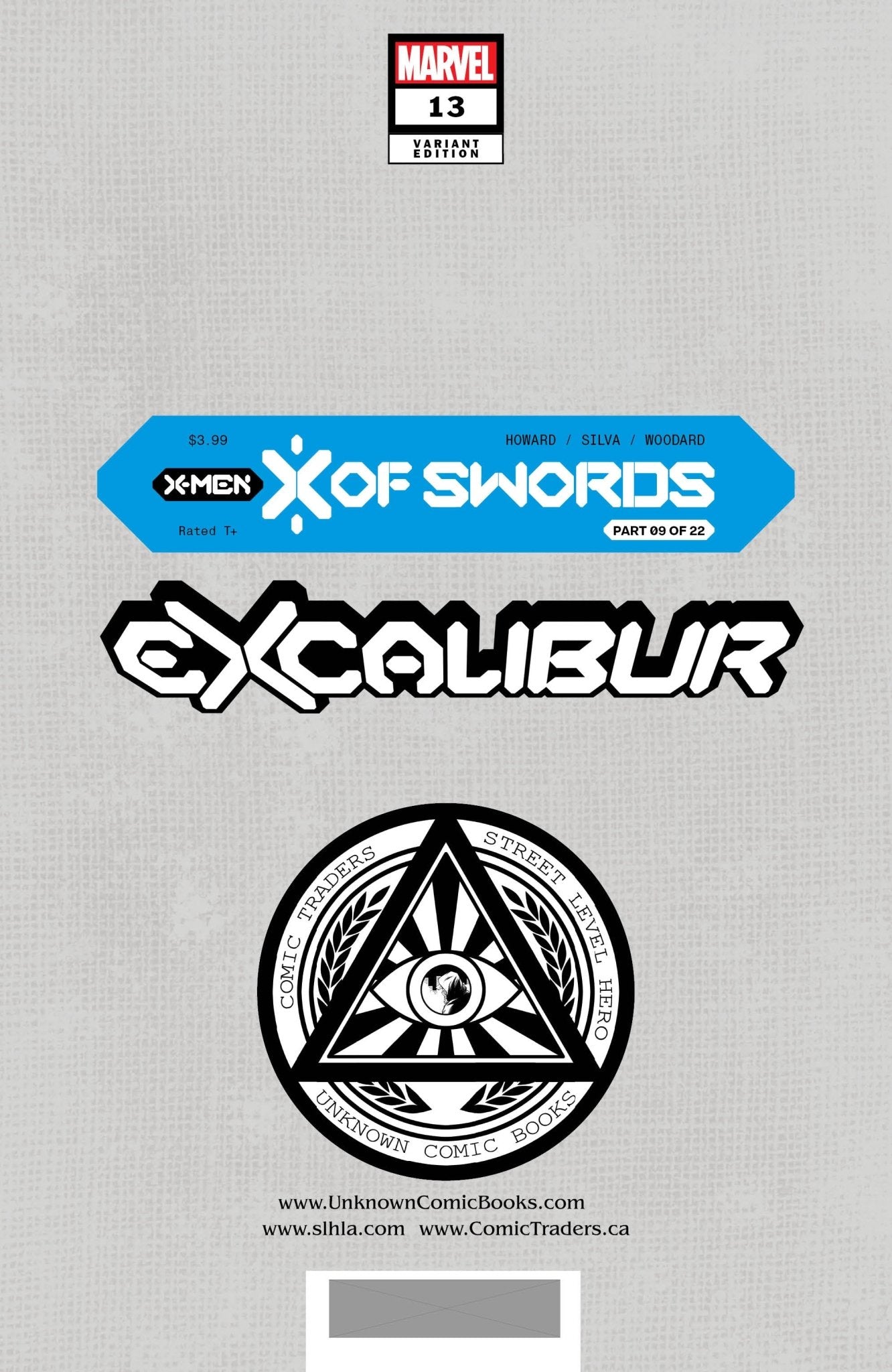 Excalibur 13 Unknown Comics Jay Anacleto Exclusive Virgin Var (10/21/2020) - East Coast Comics