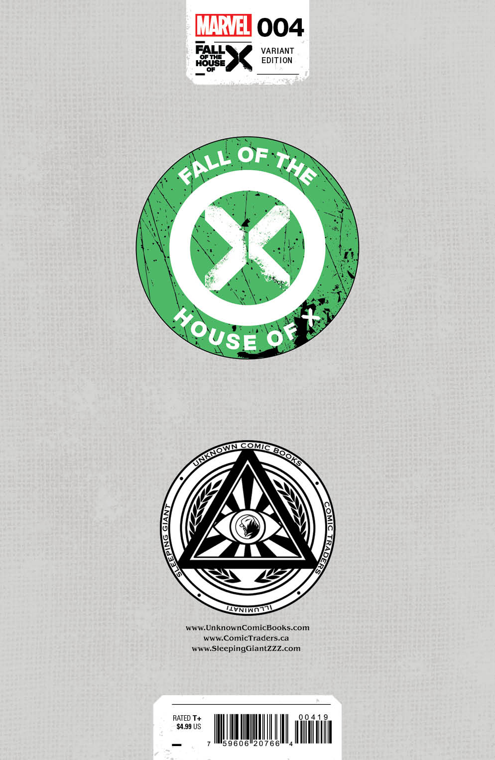 Fall Of The House Of X 4 Unknown Comics Kaare Andrews Exclusive Virgin Var [Fhx] (04/17/2024) - East Coast Comics