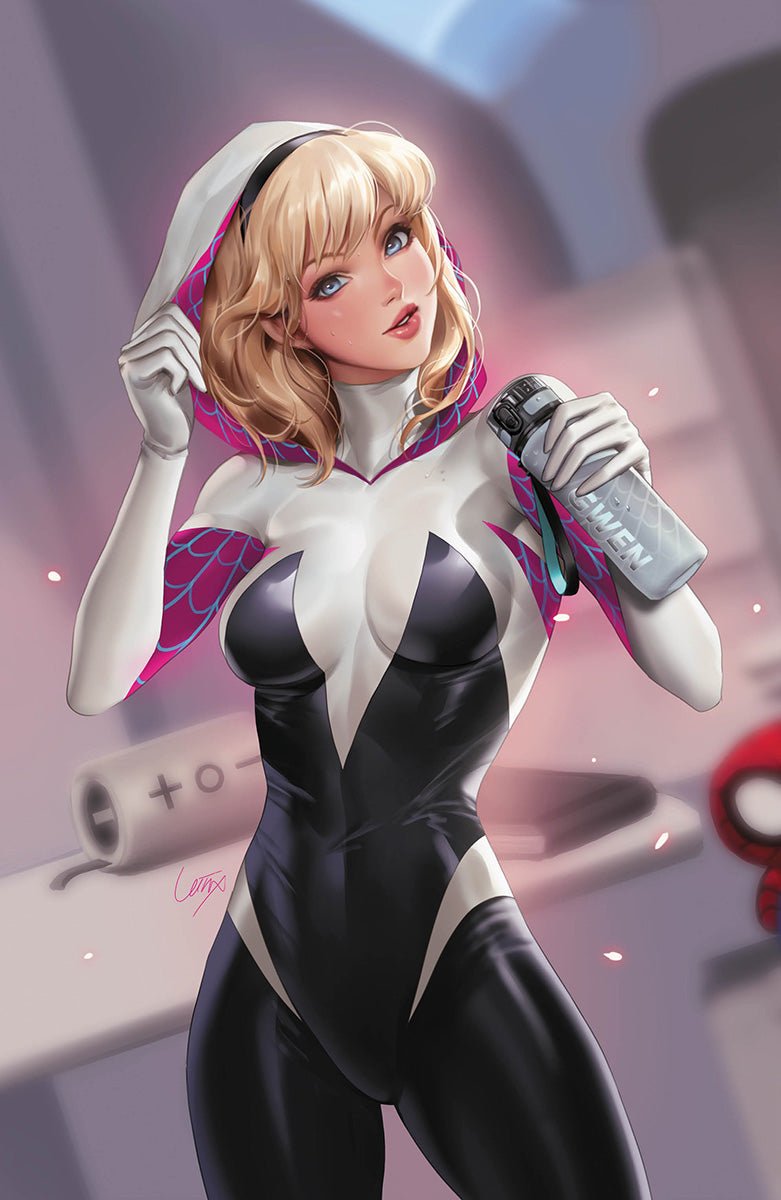 [Foil] Amazing Spider - Man 32 [G.O.D.S.] Unknown Comics Leirix Exclusive NYCC Foil Virgin Var (10/18/2023) - East Coast Comics