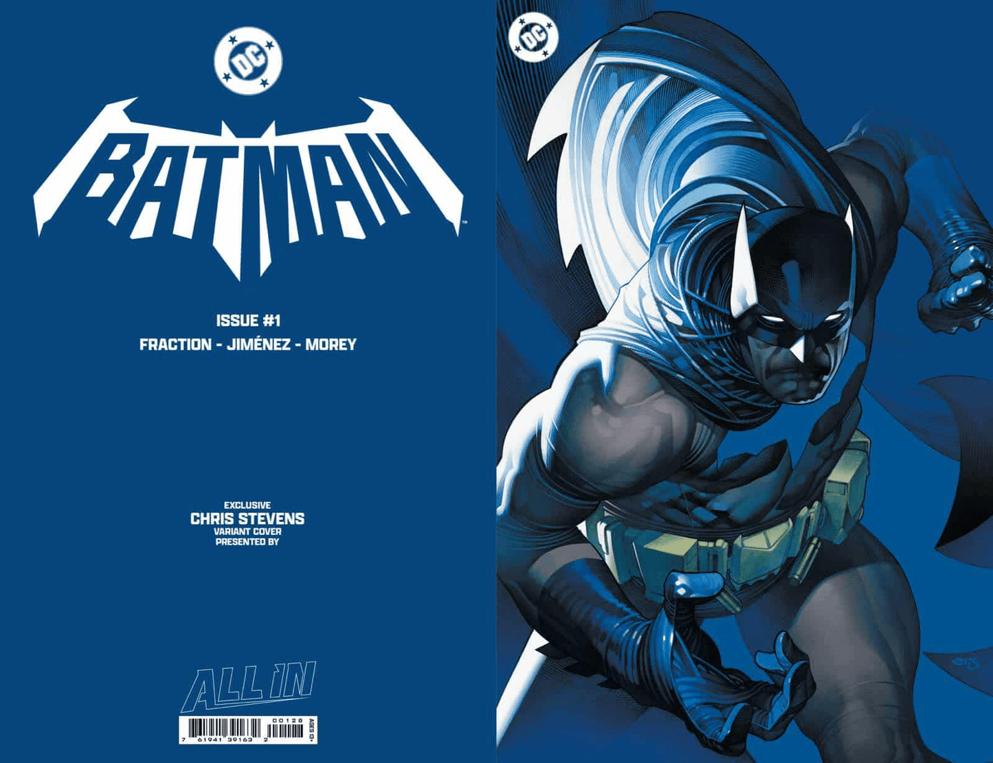 [FOIL] BATMAN 1 CHRIS STEVENS EXCLUSIVE VIRGIN VAR [09/10/2025] - East Coast Comics