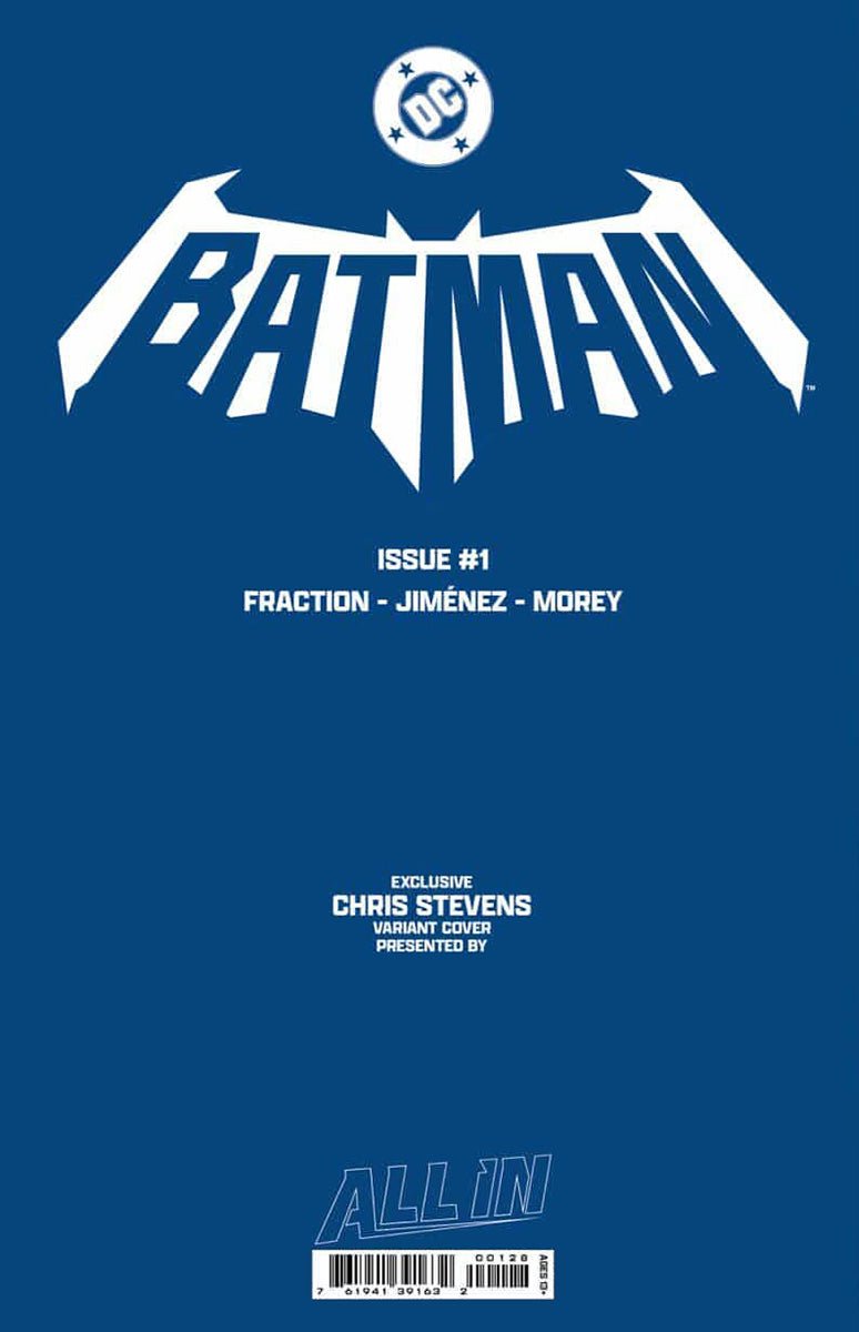 [FOIL] BATMAN 1 CHRIS STEVENS EXCLUSIVE VIRGIN VAR [09/10/2025] - East Coast Comics